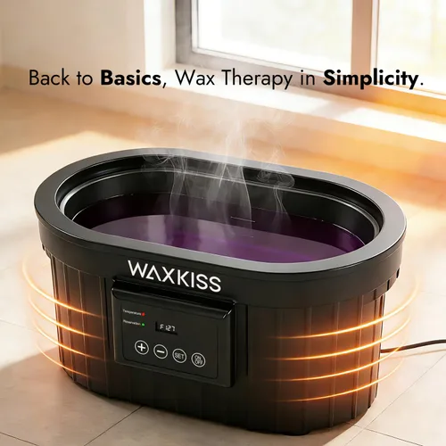 Vista 6 de Waxkiss - Máquina de cera de parafina para manos y pies, baño de parafina de 169.1 fl oz con calentador de cera de parafina de lavanda para spa