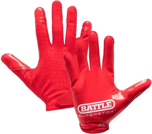 Vista 43 de Battle Guantes deportivos con receptor de velocidad Doom Blanco