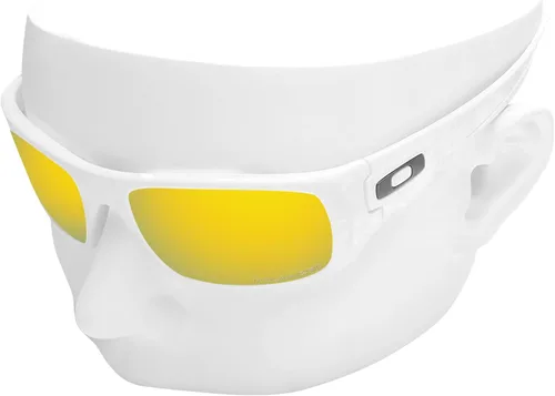 Vista 2 de OOWLIT Lentes de repuesto compatibles con Oakley Crankshaft OO9239 Sunglass 24K