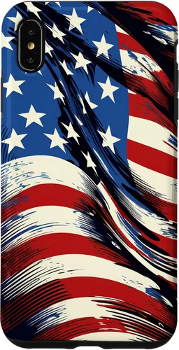 Vista 11 de iPhone 16 Cool USA Flag - Estados Unidos de América - Funda de diseño patriótico