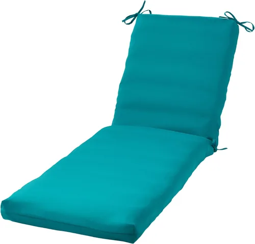 Vista 39 de Cojín reversible para silla de descanso para exteriores, color blanco tropical