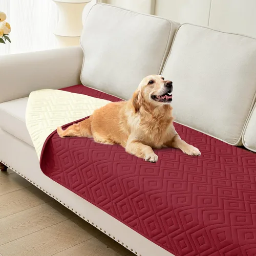 Vista 120 de hyha Manta impermeable para perros, funda suave para cama de perro, mantas para mascotas, funda impermeable para sofá y sillón para perros lavable
