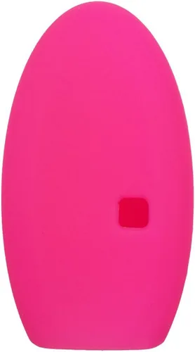 Vista 2 de Funda de silicona para llavero para Nissan de 5 botones (rosa)