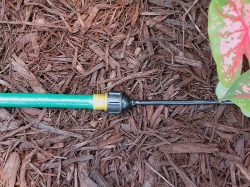 Vista 4 de Paquete de 3 tubos de riego por goteo de 1/4 de pulgada a grifo/adaptador de manguera de jardín, accesorios de conector para tubos de 1/4 pulgadas x