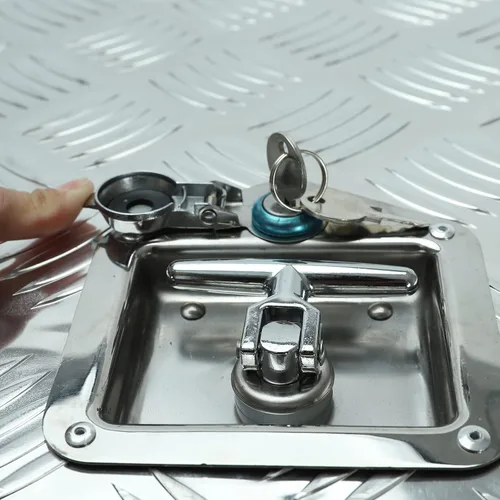Vista 8 de Caja de herramientas de aluminio de 36 pulgadas, caja de herramientas de 5 bares, caja de herramientas de almacenamiento Orgainzer con pestillo