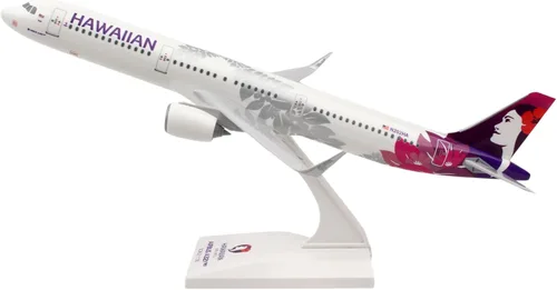 Vista 4 de Sky Marks Hawaiian A321NEO 1/150 modelo de avión coleccionable