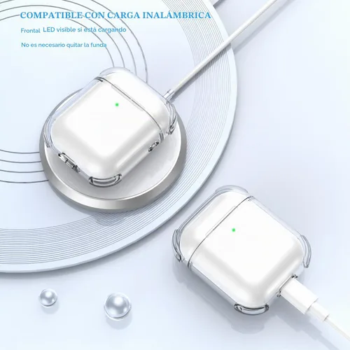 Vista 6 de for Airpod Case with Cleaner Kit, Crystal Clear Cover A4-transparente