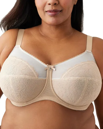 Vista 14 de Wacoal Brasier con aros retro chic para mujer, 855186 Albaricoque (Apricot Blush)