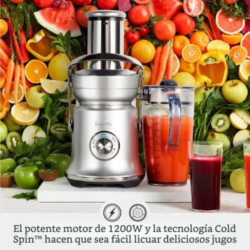 Vista 2 de Breville BJE830DBL - Fuente de zumo (XL, color azul damson)