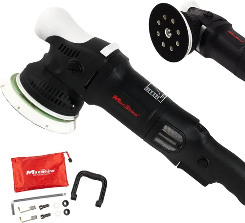 Vista 9 de Maxshine MB15 Pro Pulidora Sin Escobillas DA Lanzamiento de 15mm, Placa de 5”, Motor de 1200W, 6 Velocidades, Rosca de 5/16”-24 Herramienta