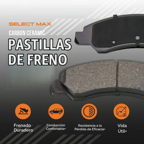 Vista 6 de Max Advanced Brakes Kit de freno delantero y trasero para Toyota Camry