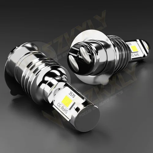 Vista 7 de Bombillas P15D H6 H6M para faros delanteros, compatibles con bombillas Polaris Outlaw 90 50 Sportsman 90 110 2007-2019 0453570, 6000 K, blanco, 300%