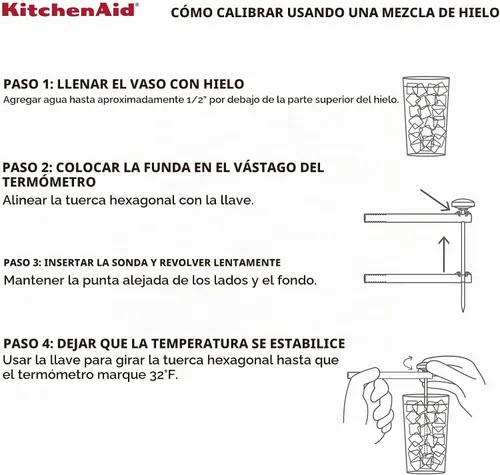 Vista 8 de KitchenAid KQ901 Termómetro de comida de lectura instantánea para cocina o parrilla, rango de temperatura: 20F a 220F, dial de 1 pulgada, negro