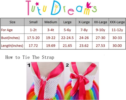 Vista 7 de Tutu Dreams - Disfraz de cascanueces para niñas de 1 a 12 años con diadema de circo para cumpleaños, fiesta de Halloween.
