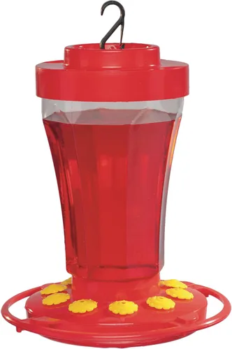 Vista 6 de First Nature 993091-546 Alimentador de flores para colibríes, 16 onzas, rojo