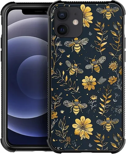 Vista 117 de Funda compatible con iPhone 8 Plus, diseño de oso de bosque otoñal, a prueba de golpes, antiarañazos, carcasa trasera de policarbonato duro