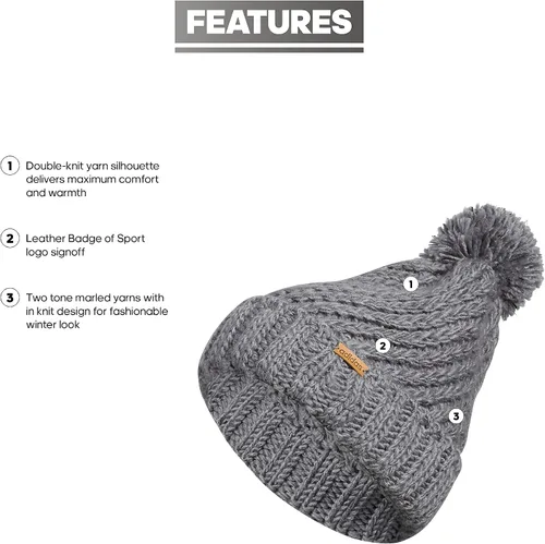 Vista 2 de adidas Twilight 3 Ballie Pom Beanie para mujer