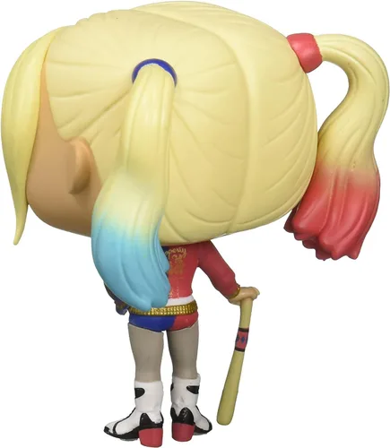 Vista 4 de POP Suicide Squad - Figura de vinilo Harley Quinn Funko (incluye funda protectora de caja compatible), multicolor, 3.75 pulgadas