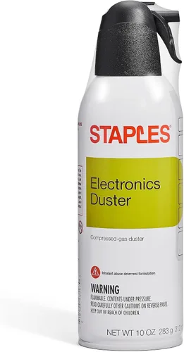Vista 6 de Staples Plumero de aire comprimido – 10 oz. Lata para electrónica, teclados y dispositivos de oficina