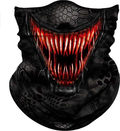 Vista 41 de Obacle Bandana máscara facial cuello polaina tubo máscara hombres mujeres para protección solar contra el polvo