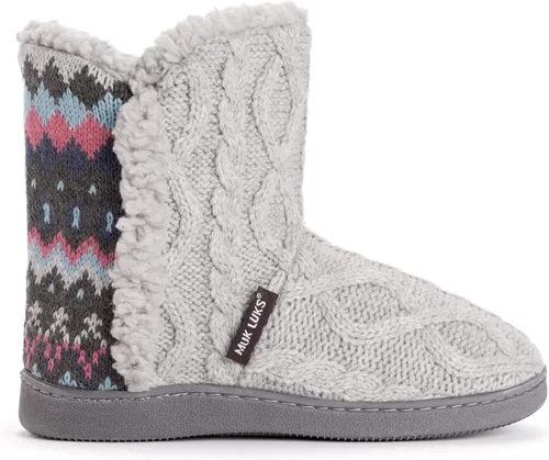 Vista 6 de MUK LUKS Pantuflas Cheyenne para mujer