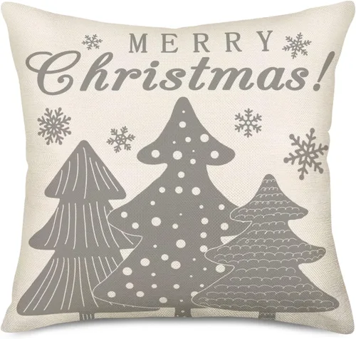 Vista 8 de Hello Winter - Funda de almohada de 16 x 16 pulgadas, diseño de copo de nieve azul y blanco, decoración de Navidad, decoración de casa de campo