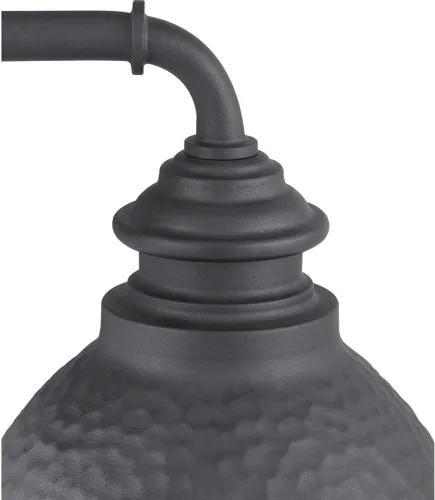 Vista 10 de Progress Lighting Englewood Collection - Farol de pared pequeño para exteriores con 1 luz, color negro