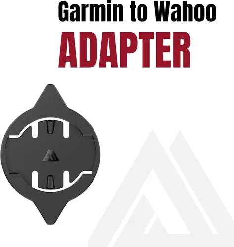 Vista 2 de KOM Cycling Adaptador de cuarto de vuelta compatible con computadoras Garmin a Wahoo - Monta cualquier computadora Wahoo en un soporte existente