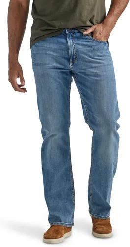 Vista 8 de Wrangler Authentics - Jeans holgados con corte de bota para hombre