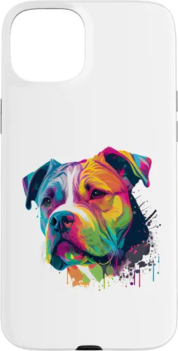 Vista 9 de Colorful American Bulldog American Bully Men Women Case for iPhone 17