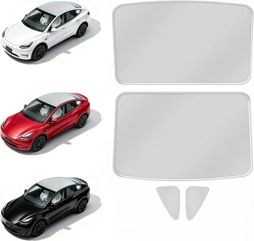 Vista 12 de Persianas ultragruesas para Tesla Model Y 2020-2024 (no aptas para junior), accesorios para el modelo Y, cubierta de ventana lateral, ventanilla