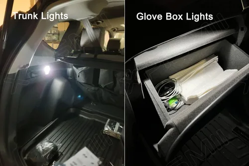 Vista 6 de Xpismii Kit de 13 piezas de luz LED interior Cherokee blanca de 6000 K, repuesto para Jeep Cherokee KL 2014 2015 2016 2017 2018 2019 2020