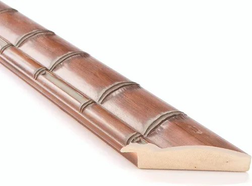 Vista 5 de Marco de bambú de 3.5 x 5 pulgadas de madera maciza marrón chocolate de 3 pulgadas de ancho de 3 pulgadas Profundidad del marco interior de 0.5