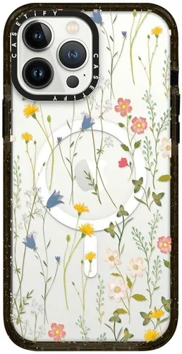 Vista 169 de CASETiFY Impact - Funda para iPhone 13 [protección contra caídas de 6.6 pies/compatible con Magsafe] Black Kingsnake, color negro transparente
