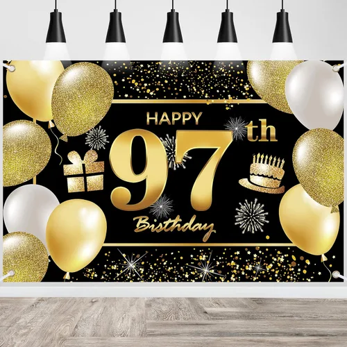 Vista 17 de Cartel de 1er feliz cumpleaños - Decoraciones para fiesta de cumpleaños de hombres