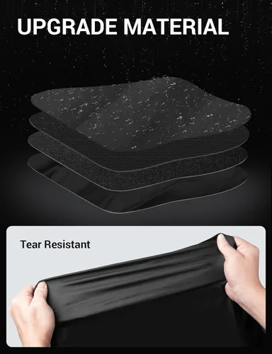 Vista 8 de Proadsy - Funda de automóvil de ajuste personalizado para Ford Bronco 2021 Bloqueo UV impermeable con forro suave que evita fugas y arañazos.