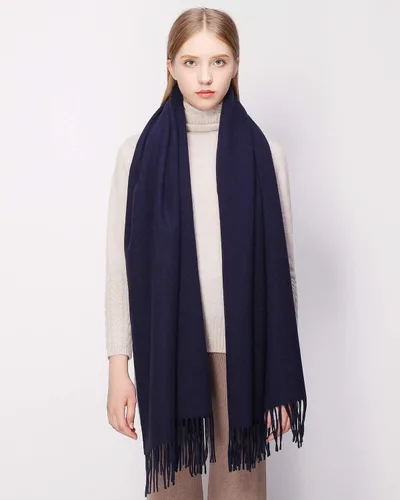 Vista 15 de RIIQIICHY Bufanda 100% de lana, chales y envolturas de pashmina para mujer, cachemira cálida para invierno, bufandas suaves más gruesas