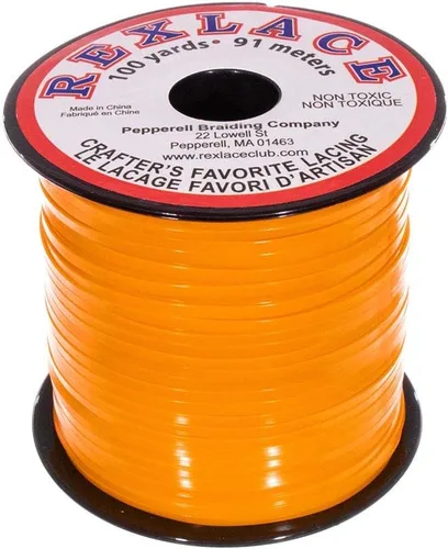 Vista 19 de Craft County Rexlace Plastic Craft Lace - Encaje para manualidades, 3/32 pulgadas (verde manzana)