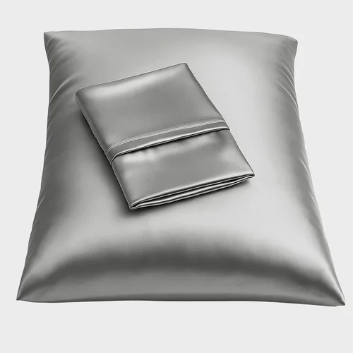 Vista 13 de ShopBedding - Lujosa funda de almohada de satén para el cabello, 2 unidades, satinada, estándar, con cremallera, estampado de cebra marrón