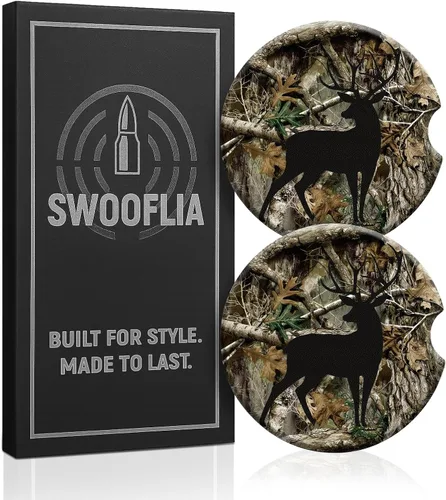 Vista 11 de Swooflia Posavasos para automóvil para hombres - Anatomía de un atril de cerámica para portavasos de automóvil, alfombrilla absorbente genial