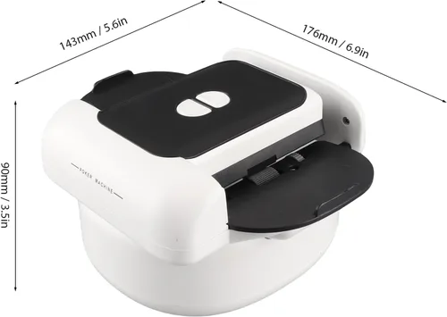 Vista 2 de Barajador automático de tarjetas para 2 cubiertas, máquina barajadora de póquer eléctrica con batería recargable de 1200 mAh, puerto tipo C, bajo