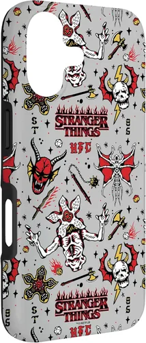 Vista 3 de Stranger Things Demogorgon Hellfire Club - Funda con patrón para iPhone 17