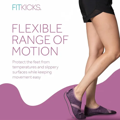 Vista 5 de FITKICKS Zapatos de agua deportivos plegables para mujer, estilo de vida activo, minimalistas, descalzos, para yoga