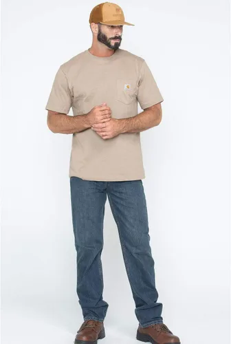 Vista 6 de Carhartt Camisa de manga corta, con bolsillo, de ajuste holgado, para hombre