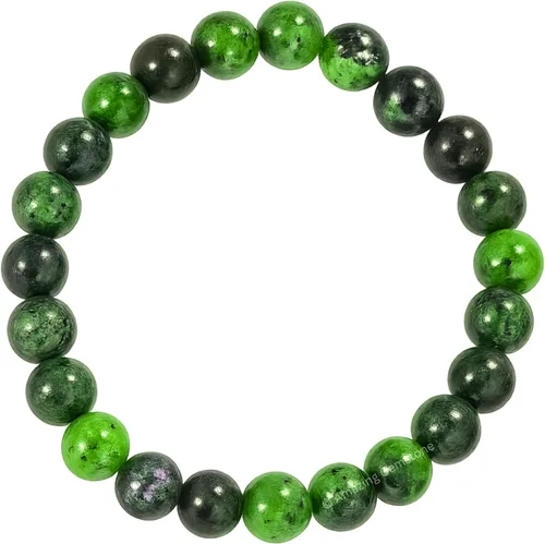 Vista 624 de Amazing Gemstone Crystal Bracelet for Women Men's Gifts - Protection Healing Crystal Bracelet - 8mm Gemstone Beaded Stretchable Bracelet Pulseras