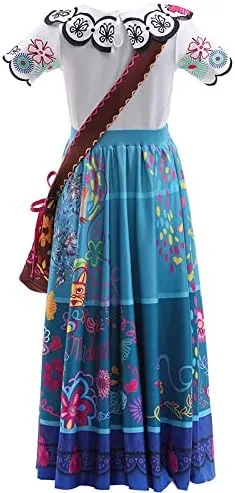 Vista 3 de Disfraz del personaje Mirabel vestido del personaje Isabella para niñas traje de cosplay Pepa disfraces para Halloween