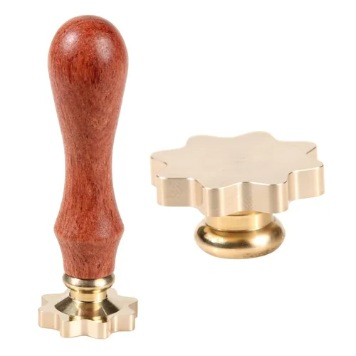 Vista 8 de Sello de cera de rombo, 1 unidad, cabeza de sello de cera de sellado de diamante en blanco, cabeza de sello de cera de latón retro, sin grabado