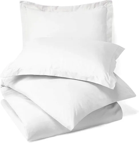 Vista 25 de Juego de cama de 5 piezas, 100% algodón egipcio de 600 hilos, fundas de almohada y sábana bajera con bolsillo extra profundo, ropa de cama suave