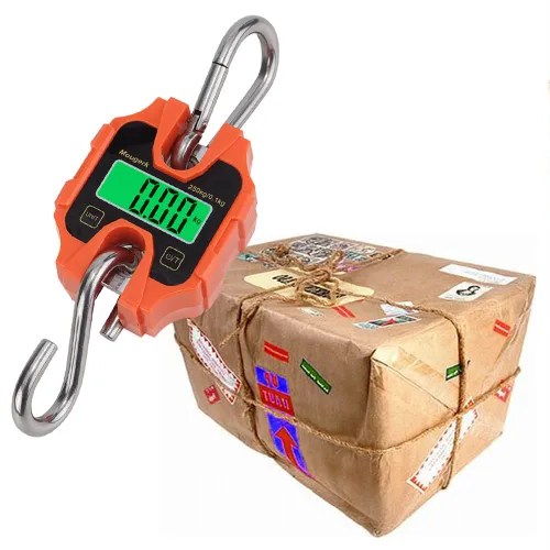 Vista 7 de Báscula colgante digital portátil resistente para grúa de 551.2 lbs, 500 libras, 2 pilas AAA (no incluidas)
