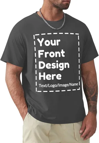 Vista 11 de Camiseta personalizada para hombres y mujeres, camisetas personalizadas para imprimir tu imagen, texto, logotipo, unisex para adultos